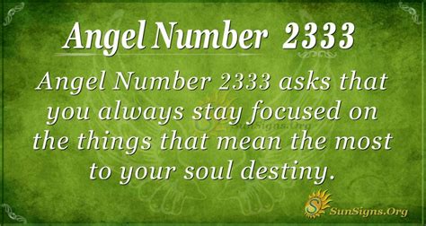 angel number 2333|Angel Number 2333 Meaning: Avoid Distractions